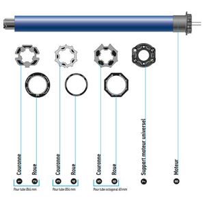 SOMFY  Kit remplacement moteurs volets roulants filaire 20Nm