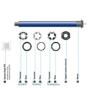 SOMFY Kit remplacement motorisation volets roulants radio RTS 20Nm