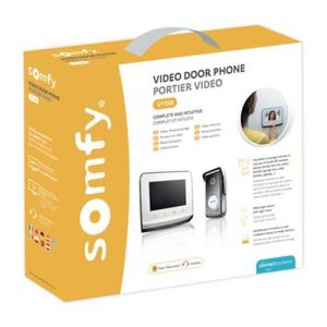 Le pack somfy V350 comprend un visiophone, une platine de rue, une notice