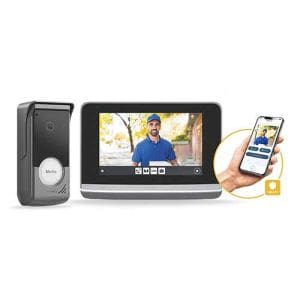 Visiophone connecté Somfy avec moniteur intérieur et platine extérieure compatible avec l'appli 