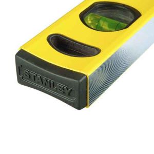 STANLEY Niveau tubulaire classic 40cm - embouts antichocs résistants