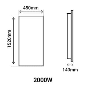 the427239-thermor-equateur-4-radiateur-inertie-double-vertical-blanc-2000w-schéma avec dimensions