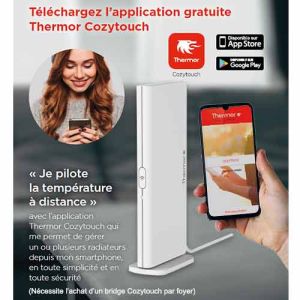 Connectez votre sèche-serviette Allure Virtuose avec le Cozytouch pour profiter des fonctionnalités à distance !