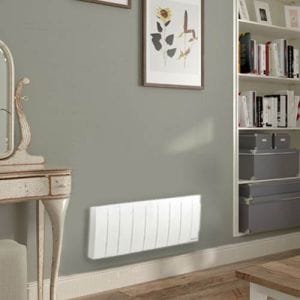 THERMOR Bilbao 3 Radiateur connecté à inertie fluide bas blanc 1000W - 495831