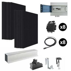 Kit Solaire Autoconsommation W Dmegc Micro Onduleur Aps Toiture