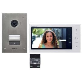 AIPHONE Kit visiophone connecté 7" encastré 2 fils avec mémoire d'images - JVS1F