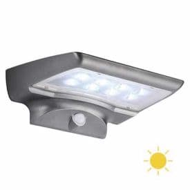 ARLUX Applique solaire LED Cuzco murale à détection 4W 300lm 6000K gris - 500540