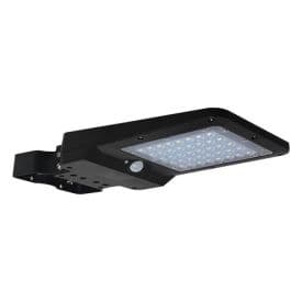 Projecteur LED solaire Arlux coloris noir pour extérieur