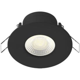 ARLUX Spot LED BBC encastrable 230V 5W 600lm 3CCT 86mm noir - 950108