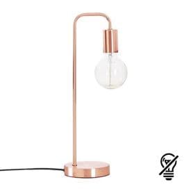 ATMOSPHERA Lampe à poser E27 KELI 230V hauteur 45cm cuivre - 148168D