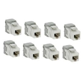 BATILEC Lot de 8 RJ45 Grade 1 catégorie 5E