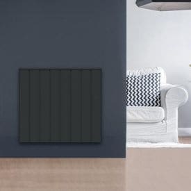 CHAUFELEC Manon Radiateur connecté à inertie réfractite horizontal gris 1500W - BJN2225SEHS