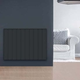 CHAUFELEC Manon Radiateur connecté à inertie réfractite horizontal gris 2000W - BJN2227SEHS