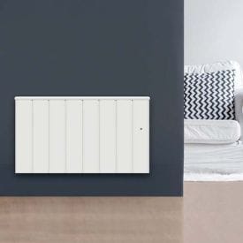 CHAUFELEC Manon Radiateur connecté à inertie réfractite bas blanc 1000W - BJN2333SEAJ