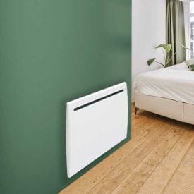 NOIRIOT Radiateur à inertie double technologie horizontal blanc 1500W 