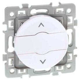 EUROHM Square Interrupteur volets roulants blanc - 60223