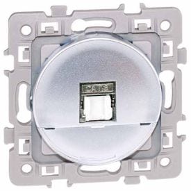 EUROHM Square Prise RJ45 grade 1 catégorie 6 UTP silver - 60471