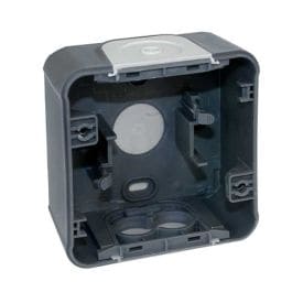 EUROHM Oxxo Cadre saillie étanche simple P40 anthracite IP55 - 60860