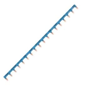 HAGER Peigne horizontal 18 modules bleu Neutre 10mm²