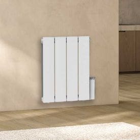 HEATZY Shine Radiateur connecté à inertie fluide horizontal blanc 1000W - HEA041058