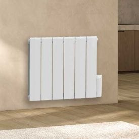 HEATZY Shine Radiateur connecté à inertie fluide horizontal blanc 1500W - HEA041065