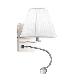 LUCE DESIGN Applique LED+E14 Helly 230V 3W 60lm 4500K 24x20x30cm blanc - I-090111-5A