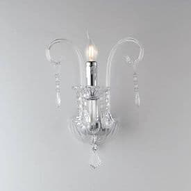 LUCE DESIGN Applique E14 Cristallo 230V 22x30x25cm chrome - I-246-00700