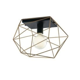 LUCE DESIGN Plafonnier E27 Abraxas 230V 41x30x27cm noir or - I-ABRAXAS-PL1 ORO