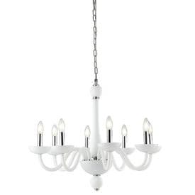 LUCE DESIGN Suspension E14 Alfiere 230V 178x59x74cm blanc - I-ALFIERE-8 BCO