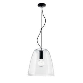 LUCE DESIGN Suspension E27 Ares 230V 154x35x35cm transparrent - I-ARES-S35-TR