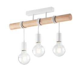 LUCE DESIGN Plafonnier E27 Arizona Triple 230V 25x55x6cm blanc - I-ARIZONA-PL3