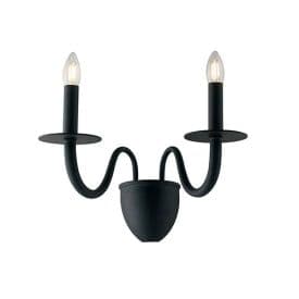 LUCE DESIGN Applique E14 Armstrong 230V 45x36x26cm noir - I-ARMSTRONG-AP2 NER