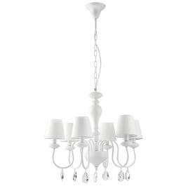 LUCE DESIGN Suspension E14 Arthur 230V 140x72x58cm blanc - I-ARTHUR-6