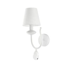 LUCE DESIGN Applique E14 Arthur 230V 15x40x24,5cm blanc - I-ARTHUR-AP1