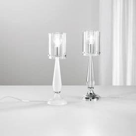 LUCE DESIGN Lampe de table E14 Aurora 230V 37x11x11cm blanc - I-AURORA-L1 BCO