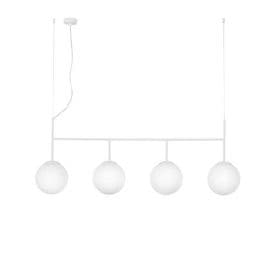 LUCE DESIGN Suspension E27 Baly 230V Ø20x150cm blanc - I-BALY-S4