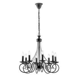 LUCE DESIGN Suspension E14 Beatrice 230V 120x63x57cm anthracite - I-BEATRICE-8