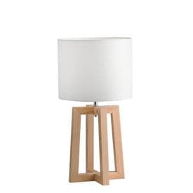 LUCE DESIGN Lampe de table E14 Berry 230V 47x25x25cm bois - I-BERRY-L