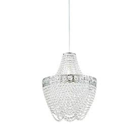 LUCE DESIGN Suspension E27 Bolero 230V 49x40x40cm chrome - I-BOLERO-S40