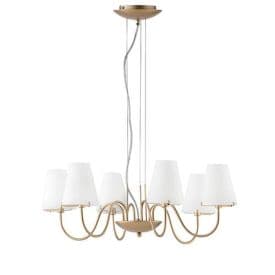 LUCE DESIGN Suspension G9 Canto 230V 120x65,6x22,6cm or - I-CANTO-6