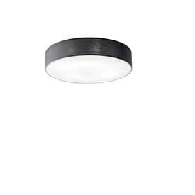 LUCE DESIGN Plafonnier E27 Capital 230V Ø76x15cm noir - I-CAPITAL-PL76-NER