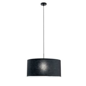 LUCE DESIGN Suspension E27 Capital 230V Ø53x150cm noir - I-CAPITAL-S53-NER