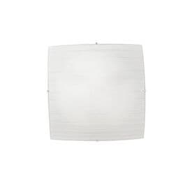 LUCE DESIGN Plafonnier E27 Celine 230V 40x40x10cm blanc - I-CELINE-PL40