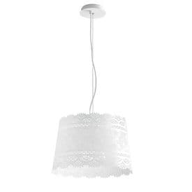 LUCE DESIGN Suspension E14 Cluny 230V 145x40x27,5cm blanc - I-CLUNY-S40