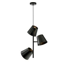 LUCE DESIGN Suspension E27 Colt 230V 120x60x595cm gris - I-COLT-S3 GR