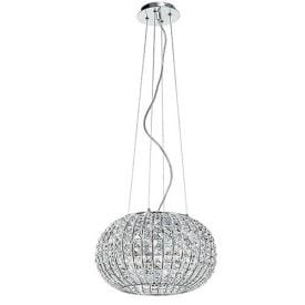 LUCE DESIGN Suspension E27 Concert 230V 135x45x28cm chrome - I-CONCERT-S5