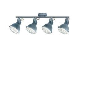 LUCE DESIGN Applique E14 Cuba 230V 78x17x13cm gris - I-CUBA-AP4