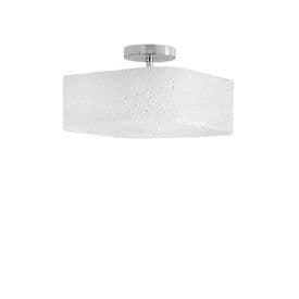 LUCE DESIGN Plafonnier E27 Dea 230V 32x32x25cm blanc - I-DEA-PL32