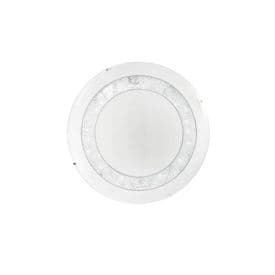 LUCE DESIGN Plafonnier LED Diadema 230V 60W 6540lm CCT Ø55x55cm blanc - I-DIADEMA-PL55R