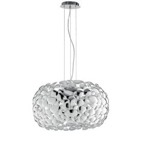 LUCE DESIGN Suspension E27 Dioniso 230V 120x48x25cm chrome - I-DIONISO-S48-CR